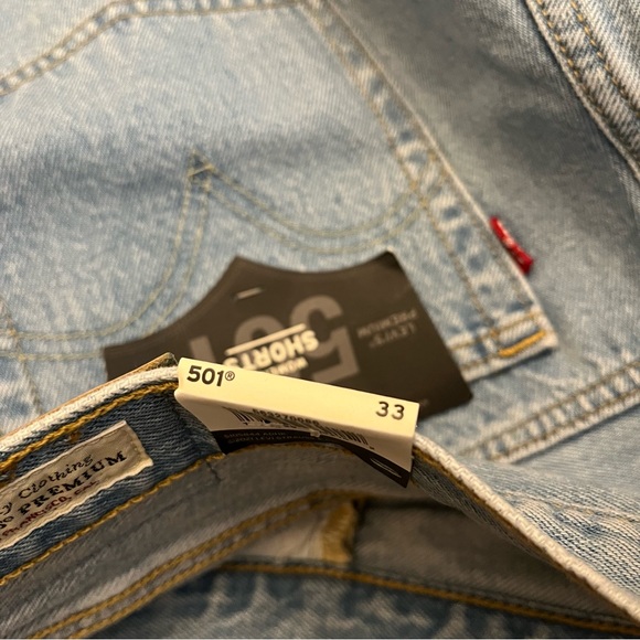 LEVI'S 501 High Rise Original Shorts | Denim | Blue - Picture 5 of 6